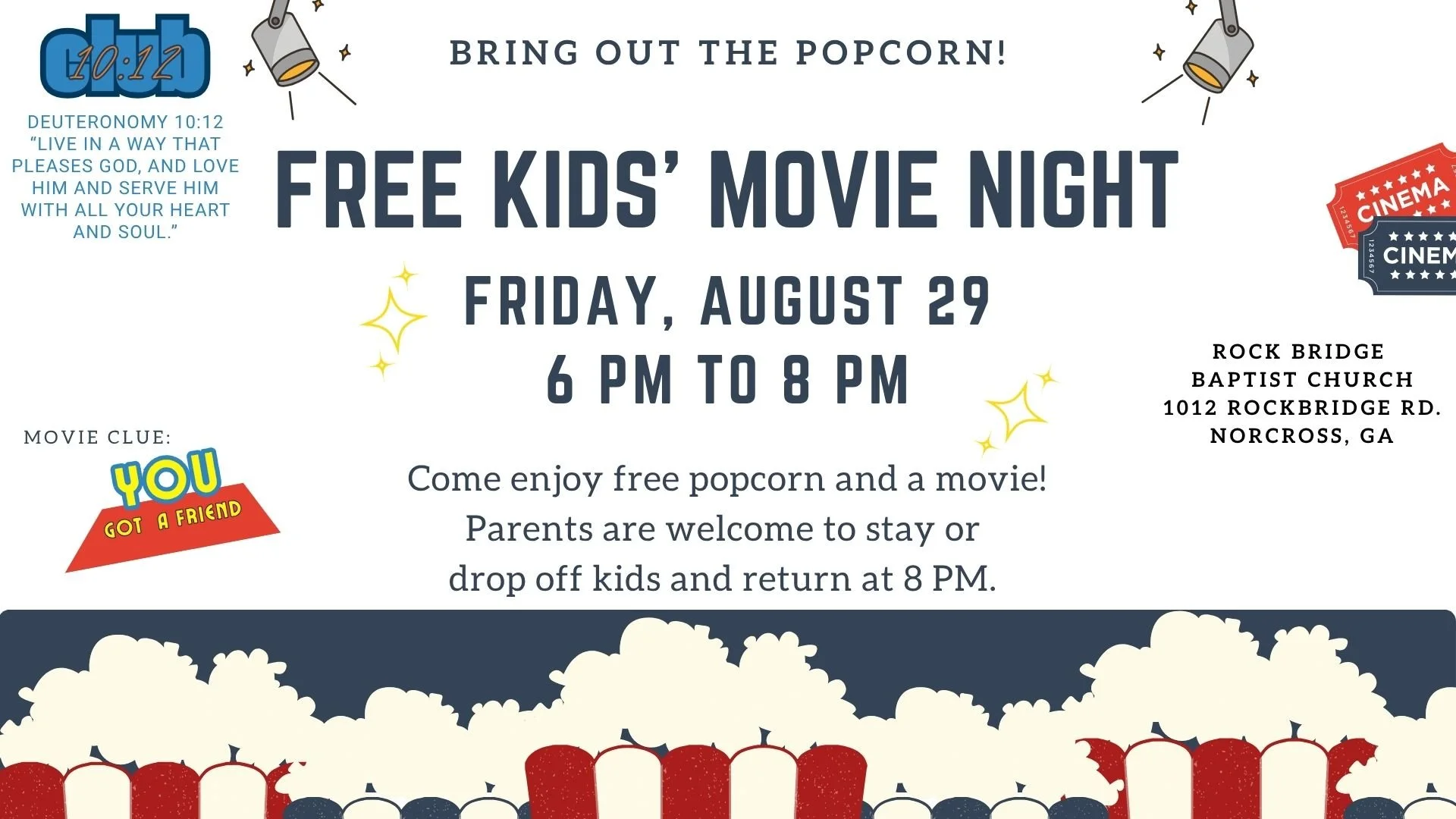 Free Kid's Movie Night