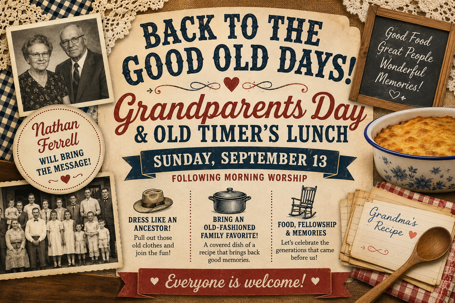 Grandparents Day & Old Timer’s Lunch
