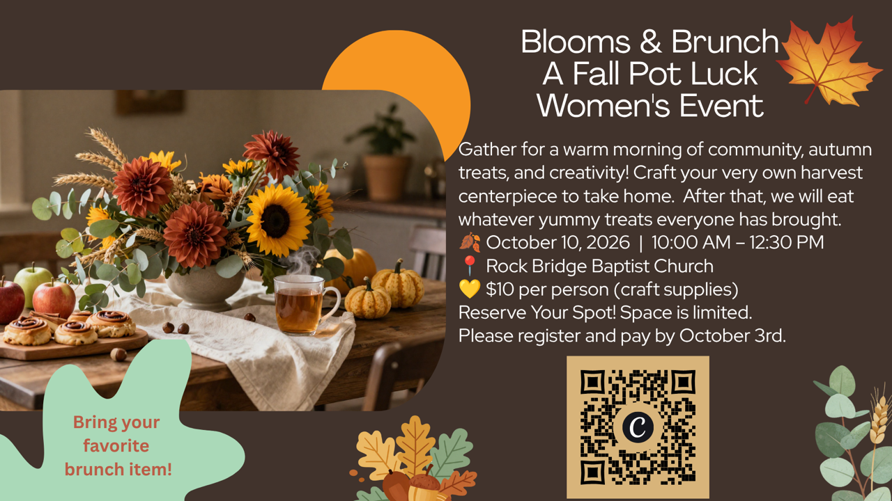 Blooms & Brunch - Women's Event