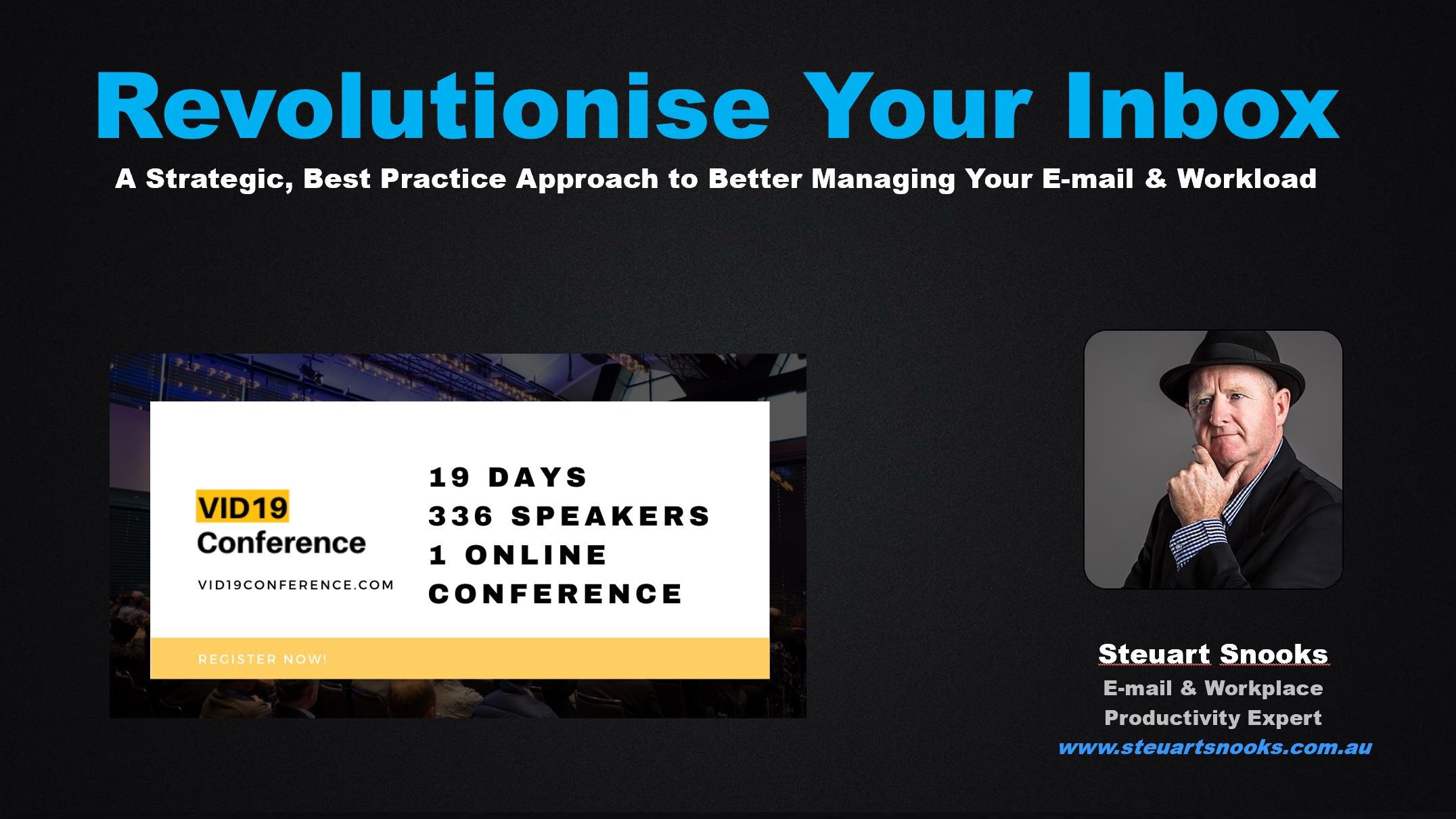 Revolutionise Your Inbox at VID19 Online Conference