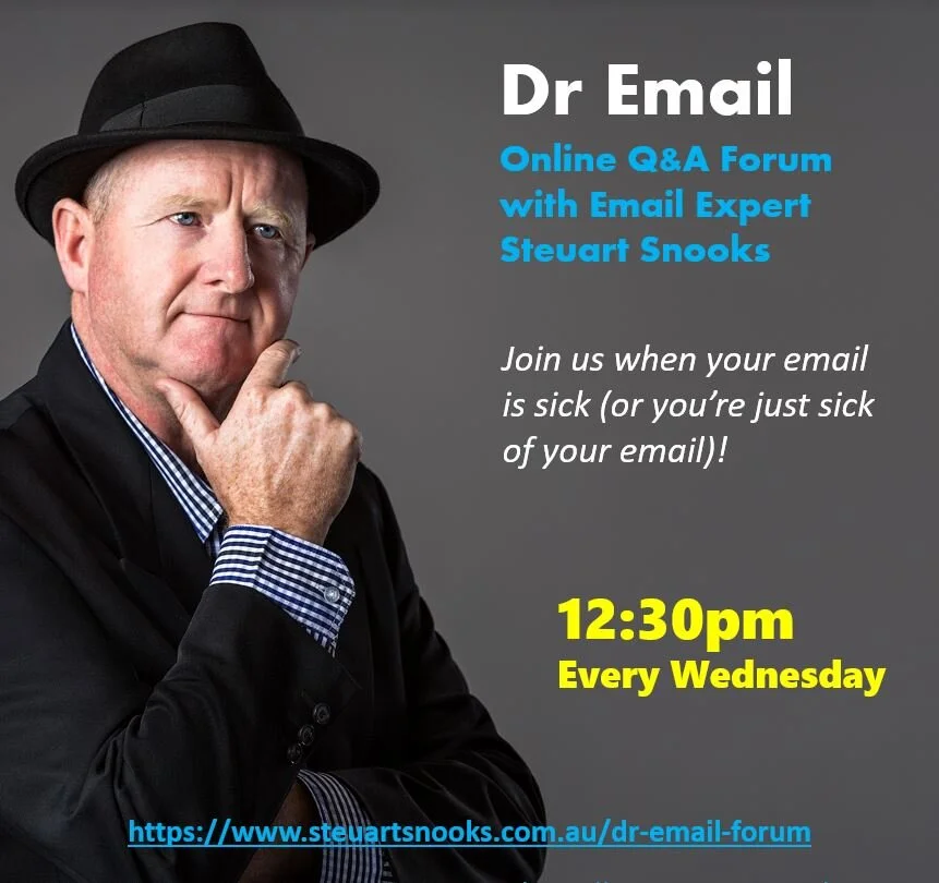 Dr Email Q&amp;A Forum - 14 April 2021