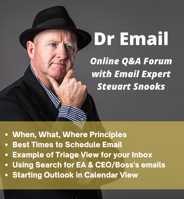 Dr Email Q&amp;A Forum - 7 July 2021