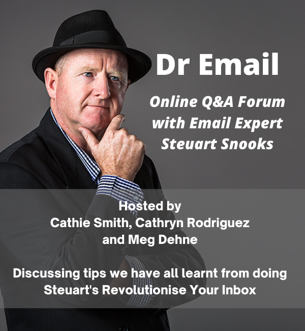 Dr Email Q&amp;A Forum 18 August 2021