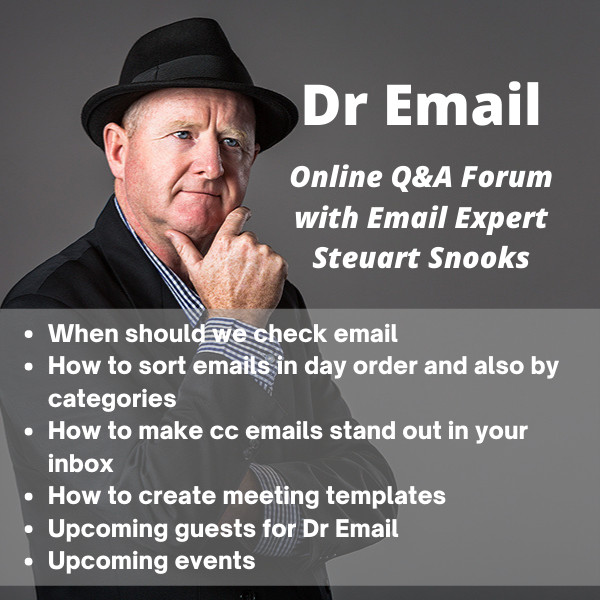 Dr Email Q&amp;A Forum - 15 February 2022