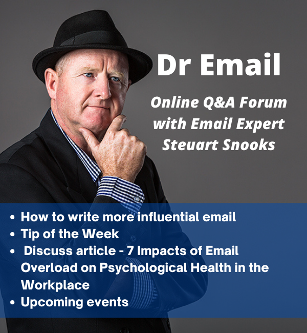 Dr Email Q&amp;A Forum - 22 March 2022
