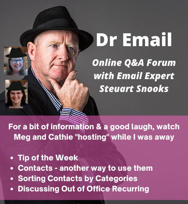 Dr Email Q&amp;A Forum - 29 March 2022 - Hosted by Meg and Cathie