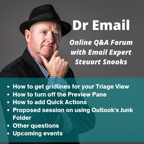 Dr Email Q&amp;A Forum - 24 May 2022