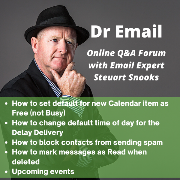 Dr Email Q&amp;A Forum - 12 October 2022