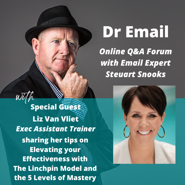 Dr Email Q&amp;A Forum - 26 October 2022 - with Liz Van Vliet