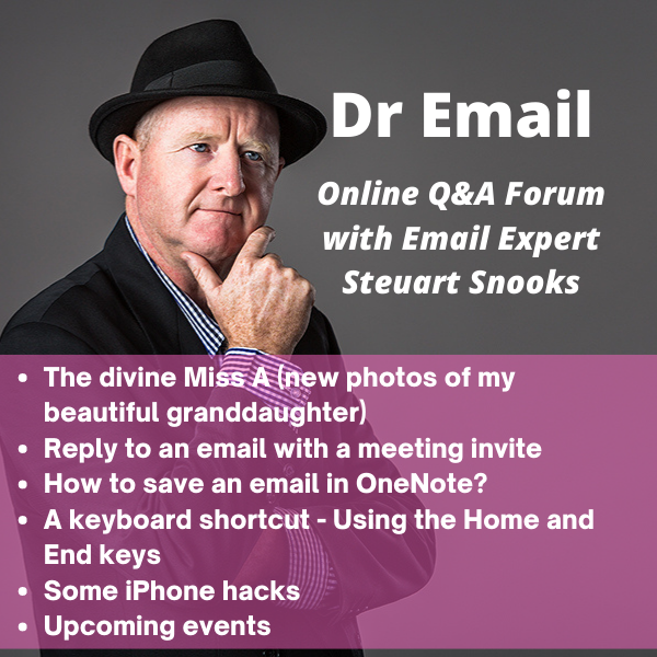Dr Email Q&amp;A Forum - 9 November 2022