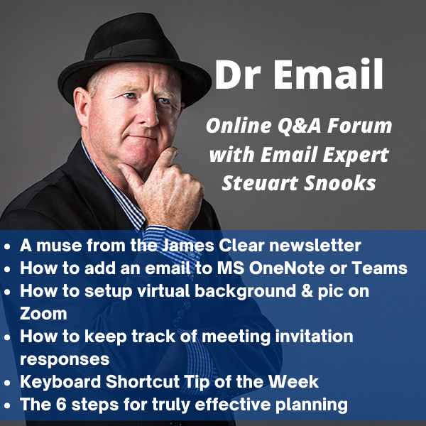 Dr Email Q&amp;A Forum - 16 November 2022