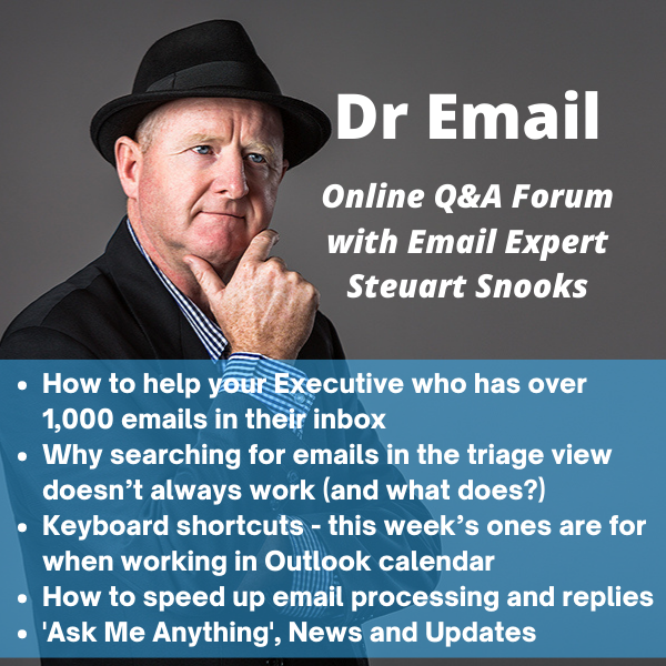 Dr Email Q&amp;A Forum - 30 November 2022