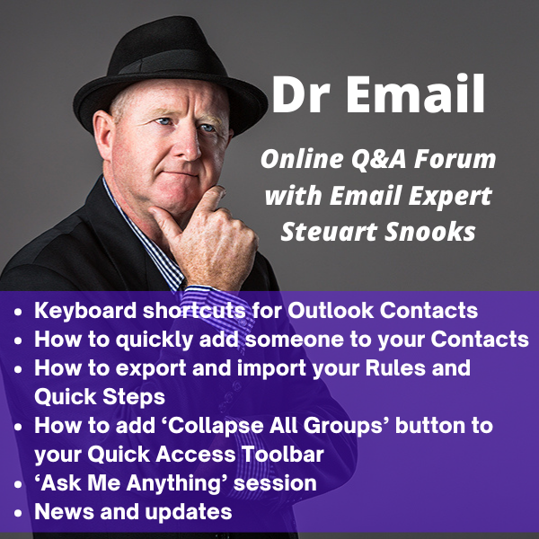 Dr Email Q&amp;A Forum - 7 December 2022