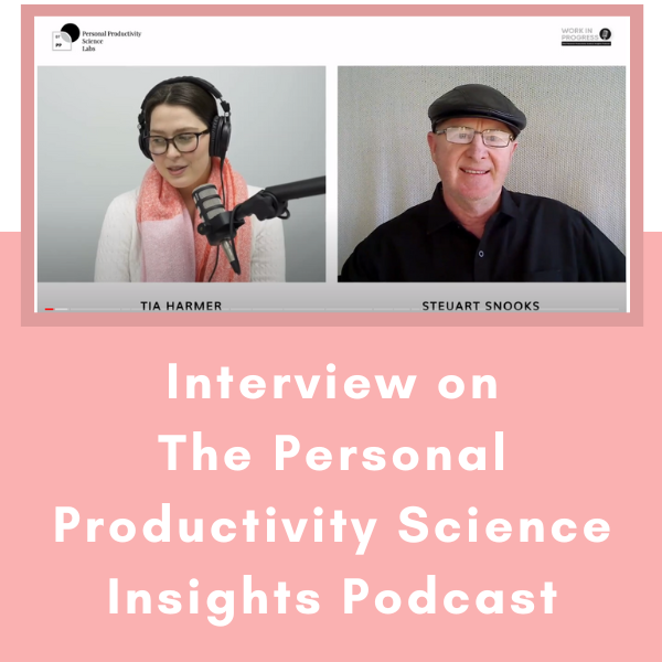 Interview on The Personal Productivity Science Insights Podcast