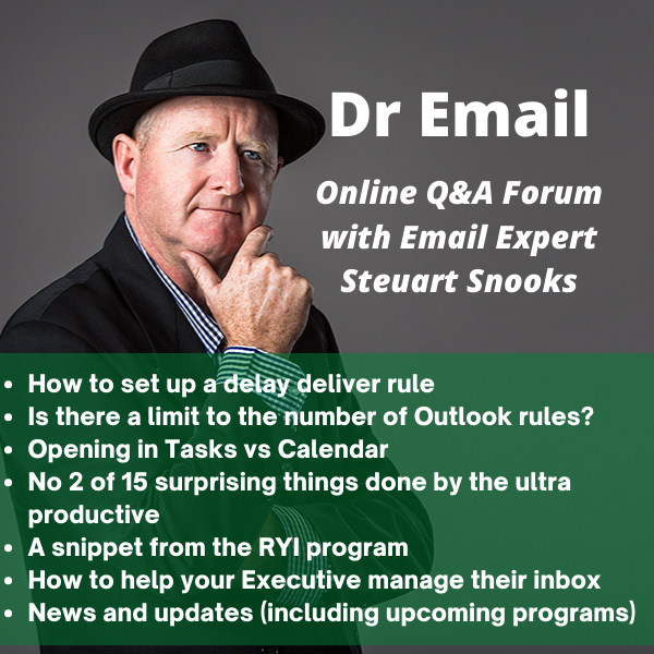 Dr Email Q&amp;A Forum - 7 February 2023