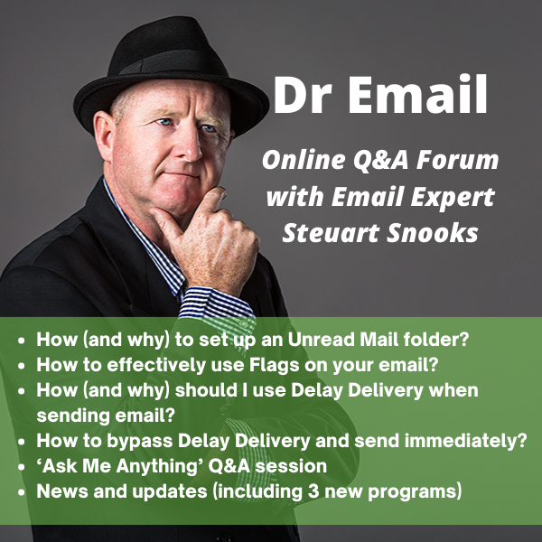 Dr Email Q&amp;A Forum - 28 March 2023