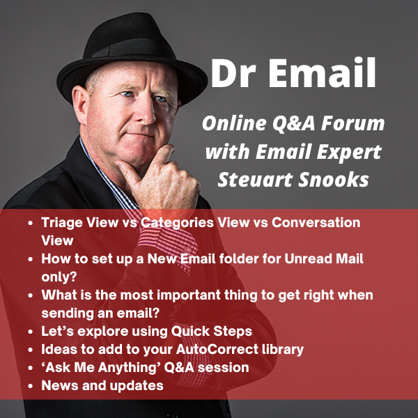 Dr Email Q&amp;A Forum - 7 June 2023