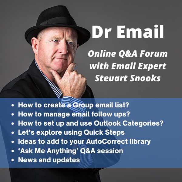 Dr Email Q&amp;A Forum - 14 June 2023