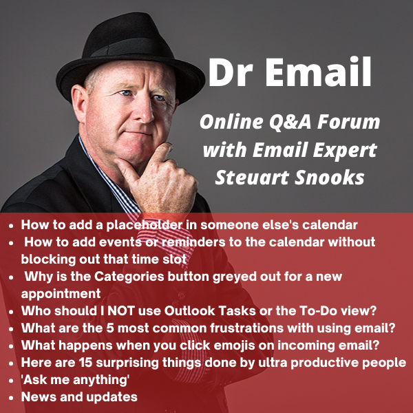 Dr Email Q&amp;A Forum - 21 November 2023