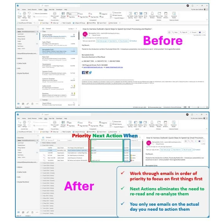 The Triage View for Outlook