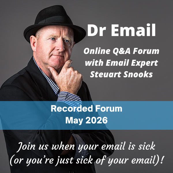 Dr Email Q&amp;A Forum - May 2026