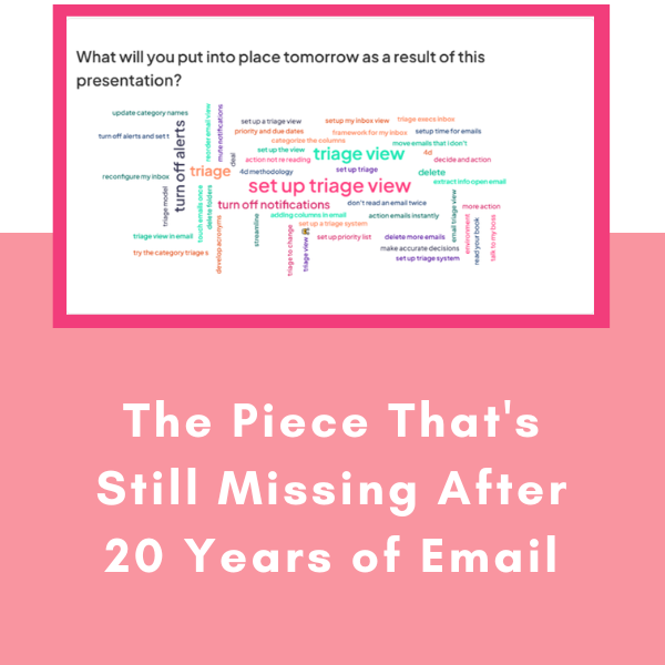The Piece That's Still Missing After 20 Years of Email