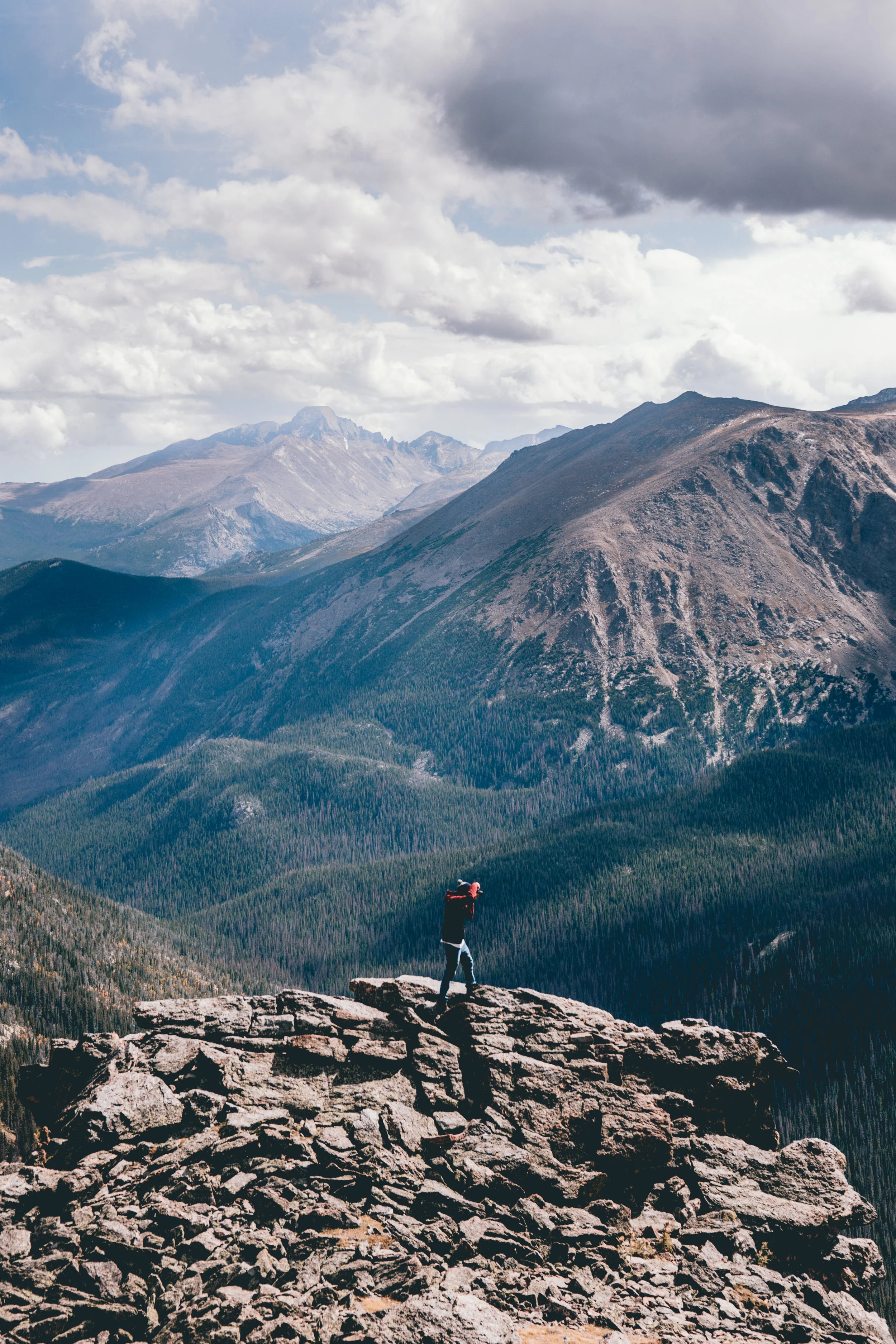 Out taking photos in RMNP -photo by: Justin Missner
