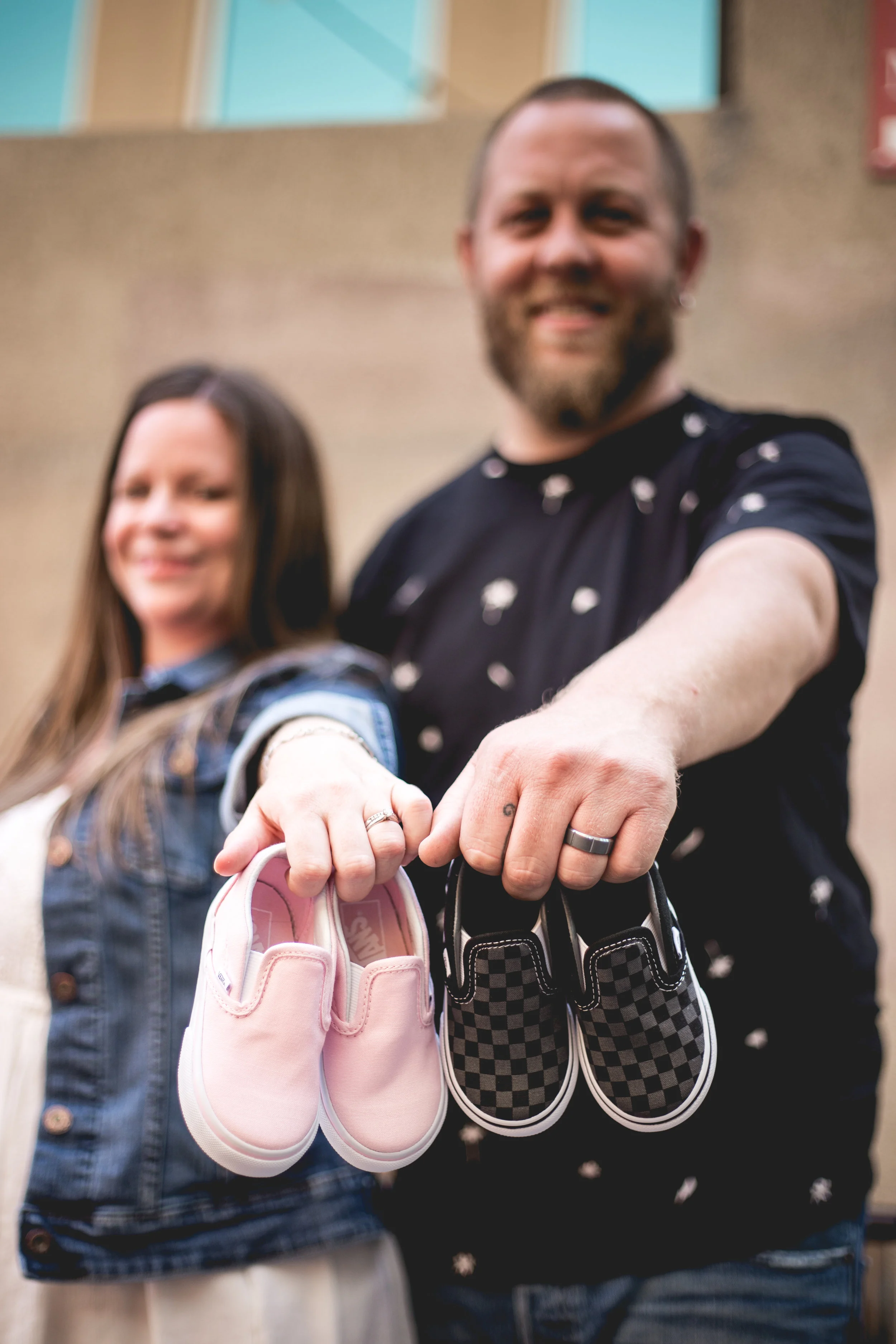 Susan & Colin Announcement Photos