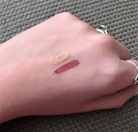 Top Swatch- Too Faced Bottom Swatch- NARS