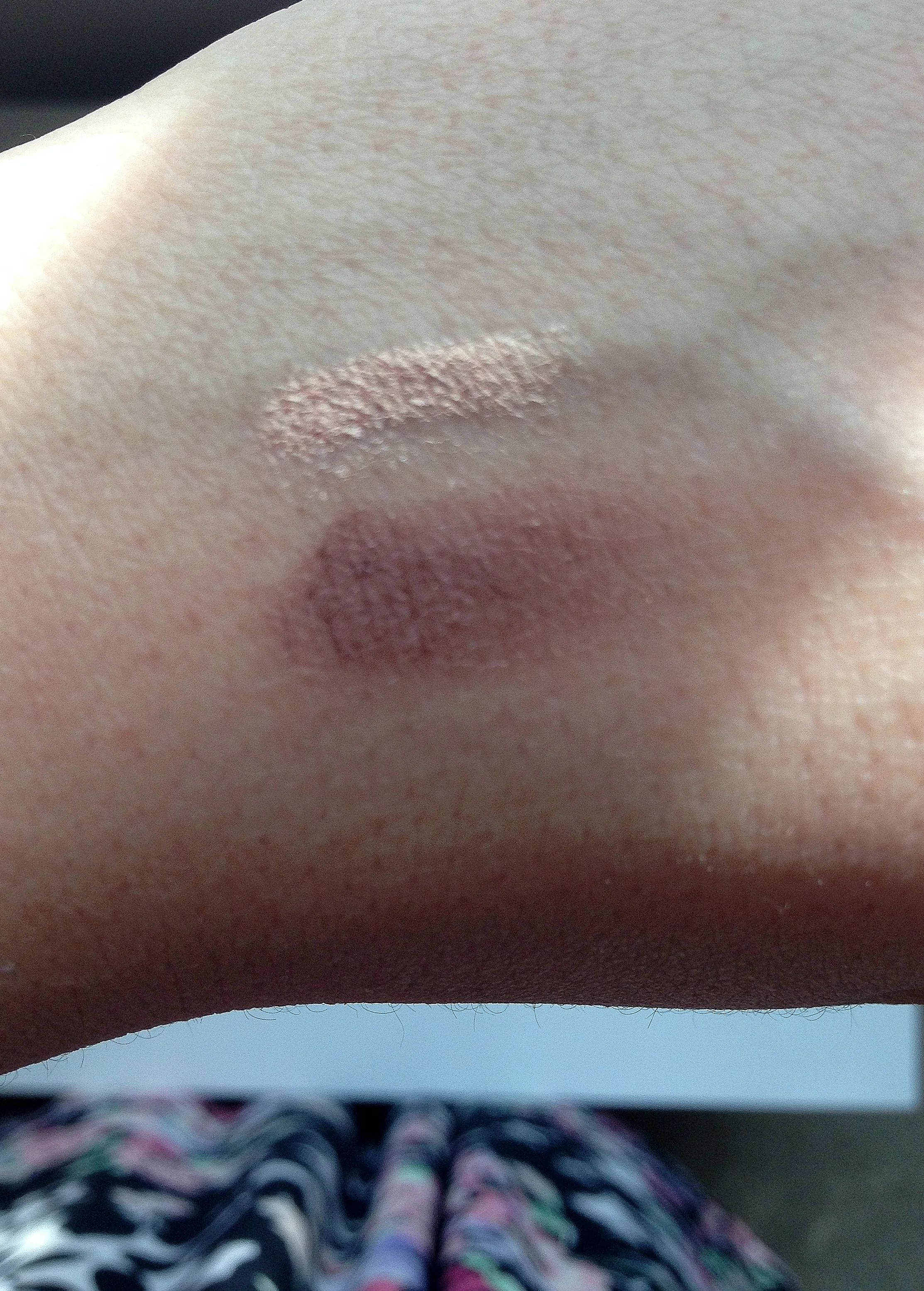 Top: Shadow stick in Goddess Bottom: Powder shadow in Odine Taken in the shade