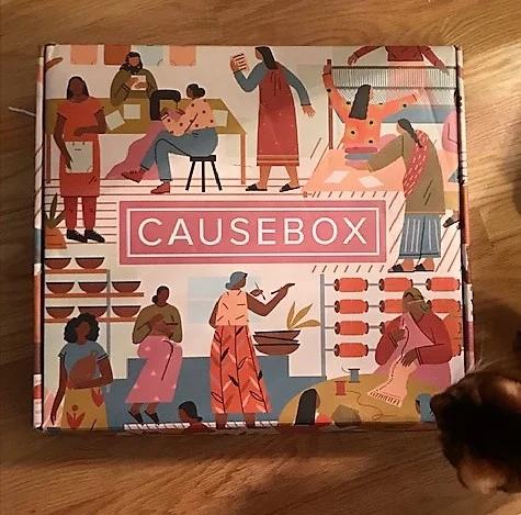Every month they hire an artist to create a unique design for their box. I love that even with the box they’re helping people out!