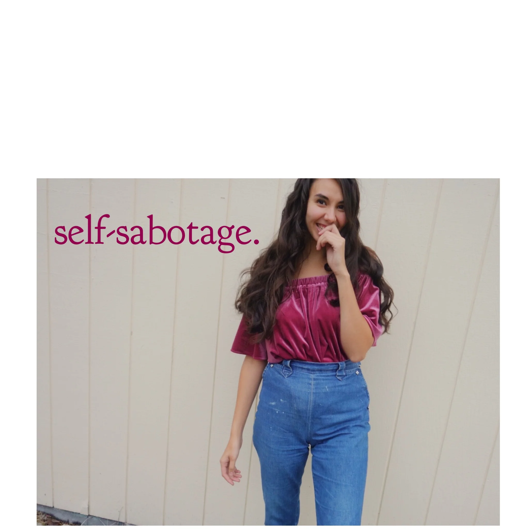 Self-Sabotage. My heart pounds. Here I am on a Friday night, in a rare setting in which I’ve forced myself to go out and socialize, and it is just reminding me of why I never go out in the first place. I thank the heavens that I have