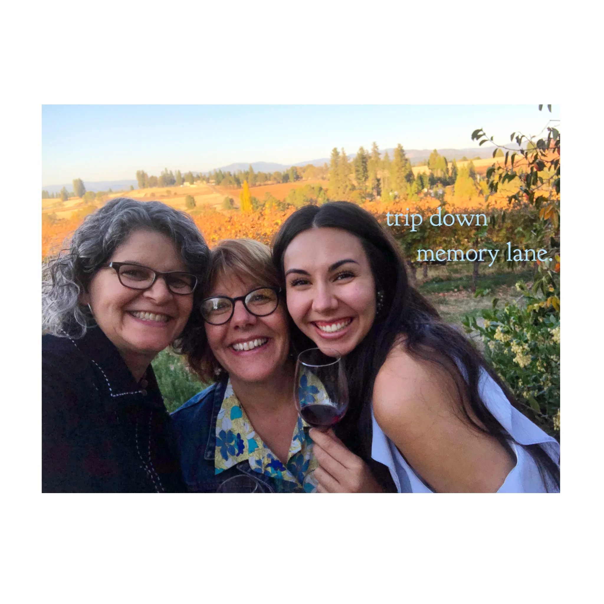 Trip Down Memory Lane. California. Land of sunshine, movie stars, beaches, and wine country. Oh, and naked men standing on street corners wearing nothing but a brazen sock to cover… you know what. Yeah, there’s a reason I don’t live