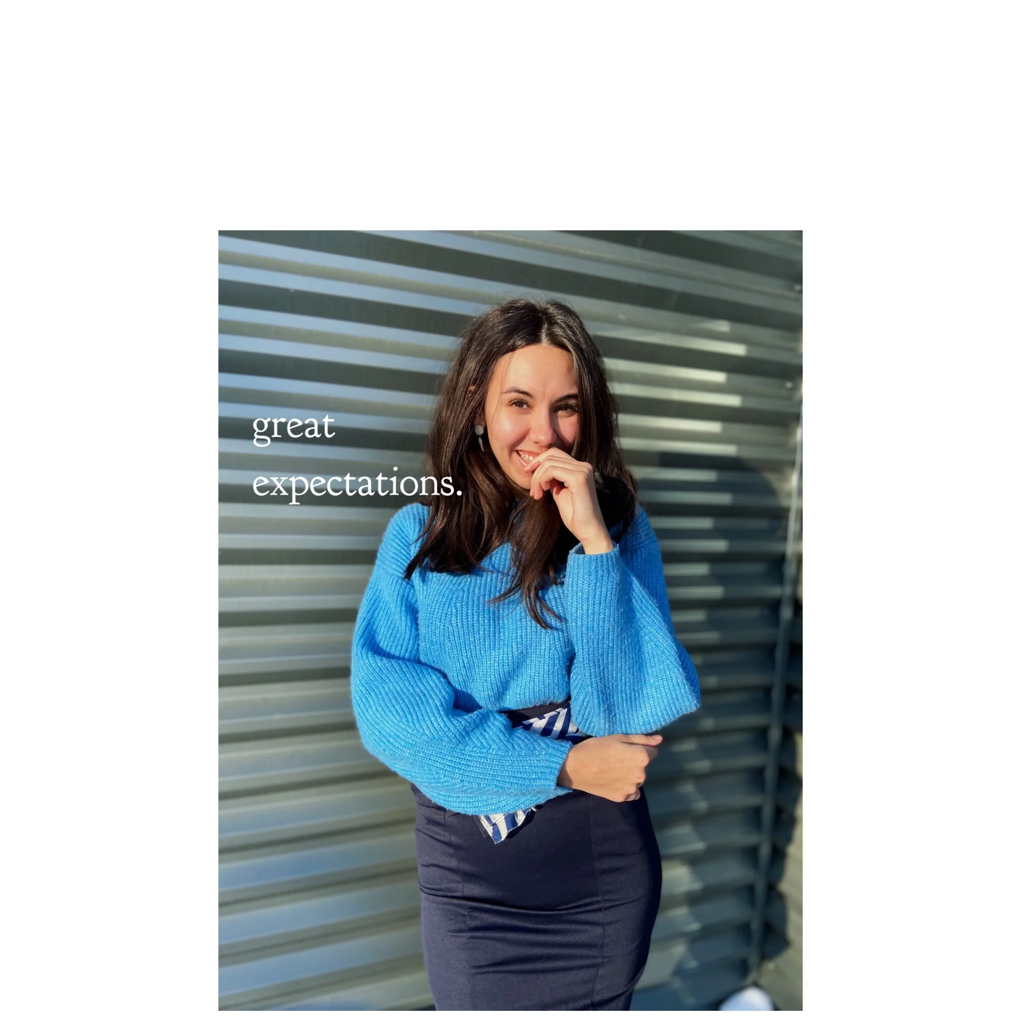 Great Expectations.  There’s nothing like being twenty-four years old and still getting teased about the status of your dating life and all your subsequent suitors.   Or in this case, lack thereof.   You’d think that by now, people would’