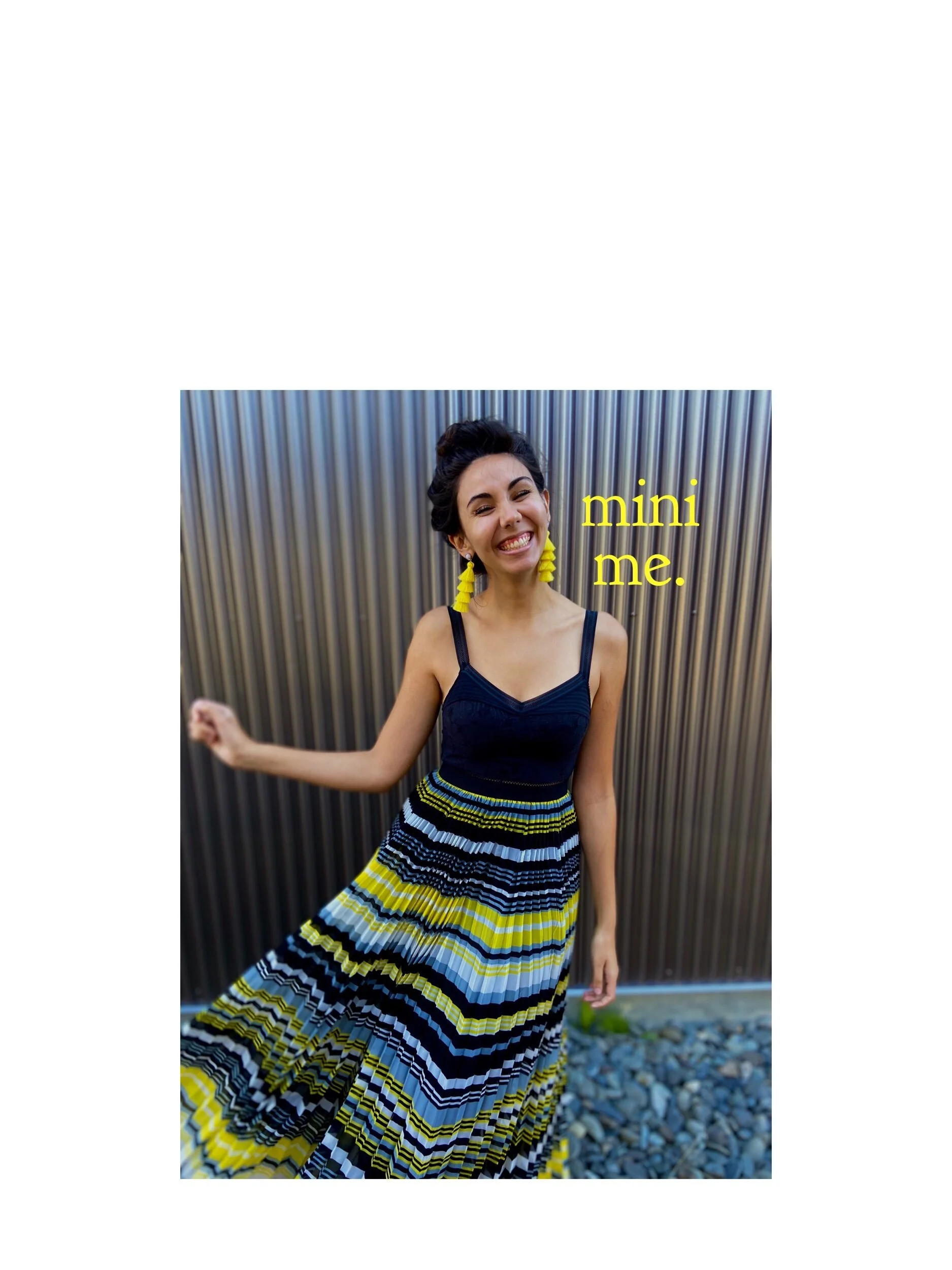      

 
   Mini me.  She’s like a mini me.  Meeting her, was meeting me.  Looking into the mirror at my younger self, I saw this spirited, rebellious, and stylish girl, someone who’s having trouble fitting into the small town of Soldotna. She’s a Ca