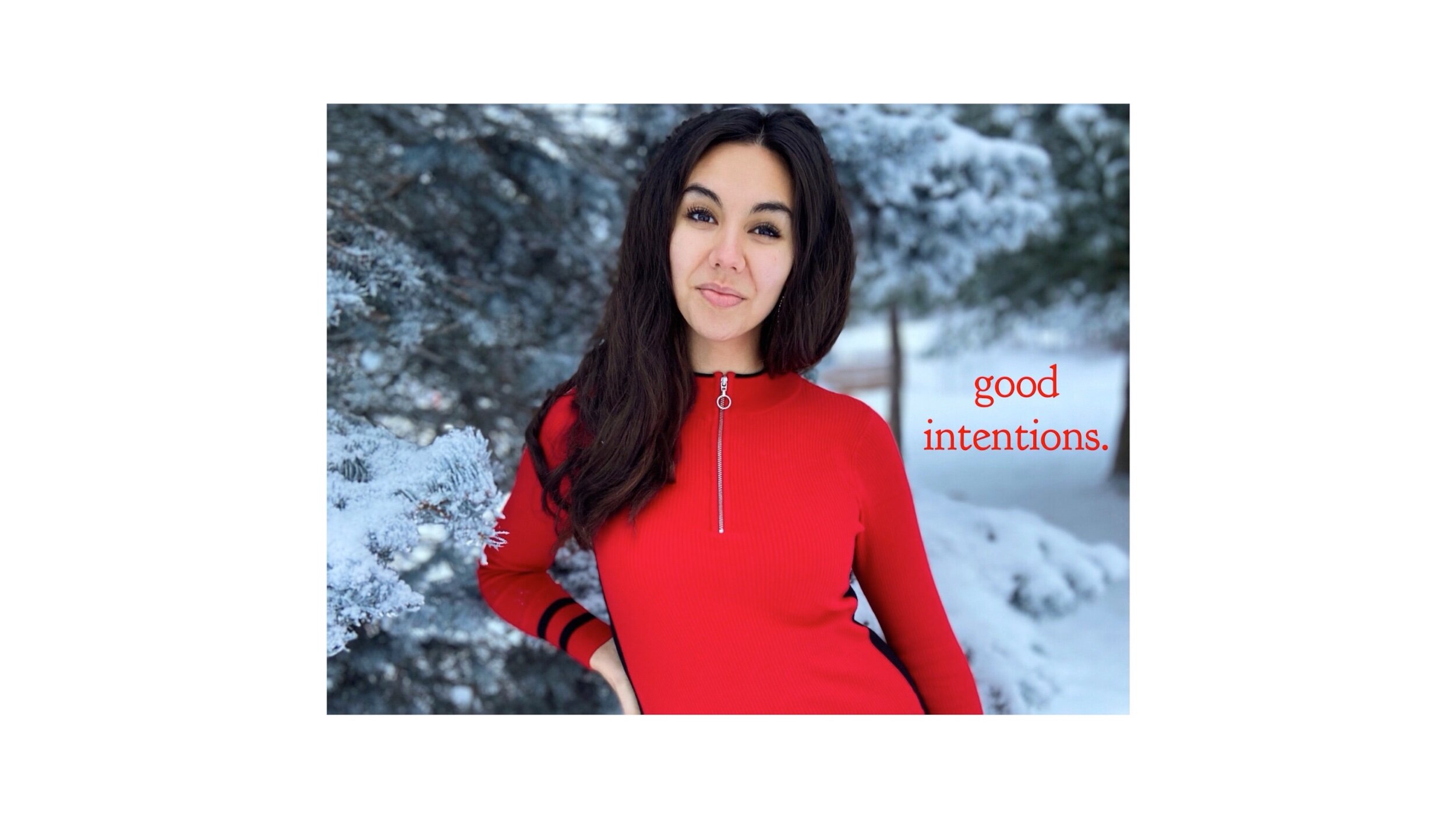 good Intentions. Five, four, three, two, one, Happy New Year! I look around me at everyone celebrating, at the clinks of champagne flutes as they come together, and the gaiety of celebration as it fills the room. At least some are exc