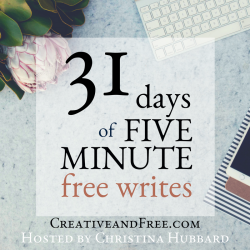 31 Days of 5 minute Fridays
