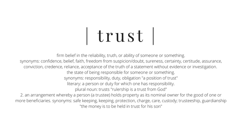 Tryst Def Tryst Definition Webster – trust verb – ZRYT
