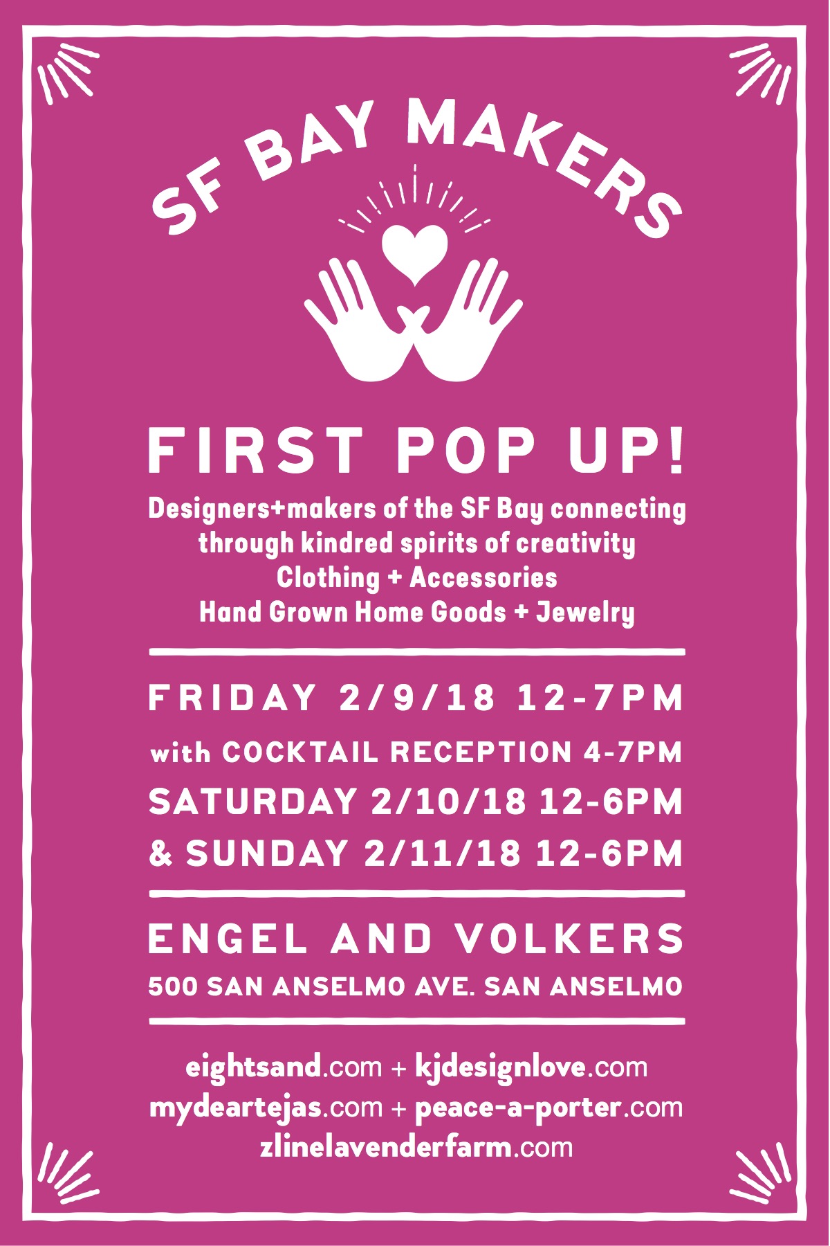 MY DEAR TEJAS Joins SF Bay Makers Inaugural Pop-Up!