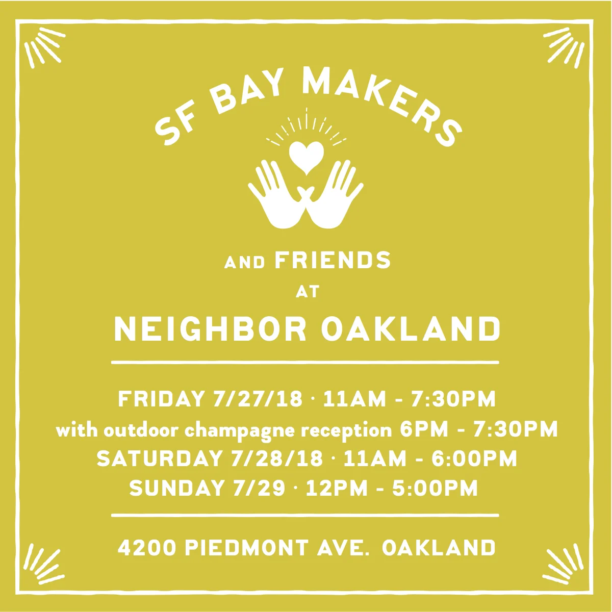 My Dear Tejas at Neighbor in Oakland!