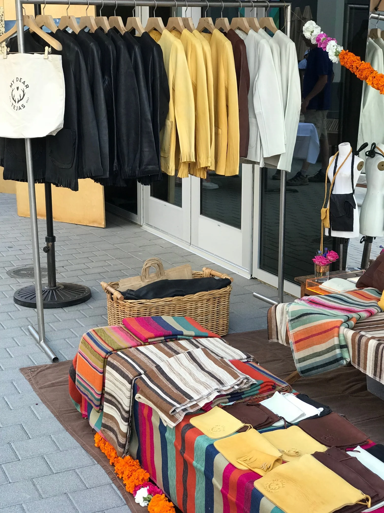 My Dear Tejas at the First Outdoor Makers Market in Downtown Napa!