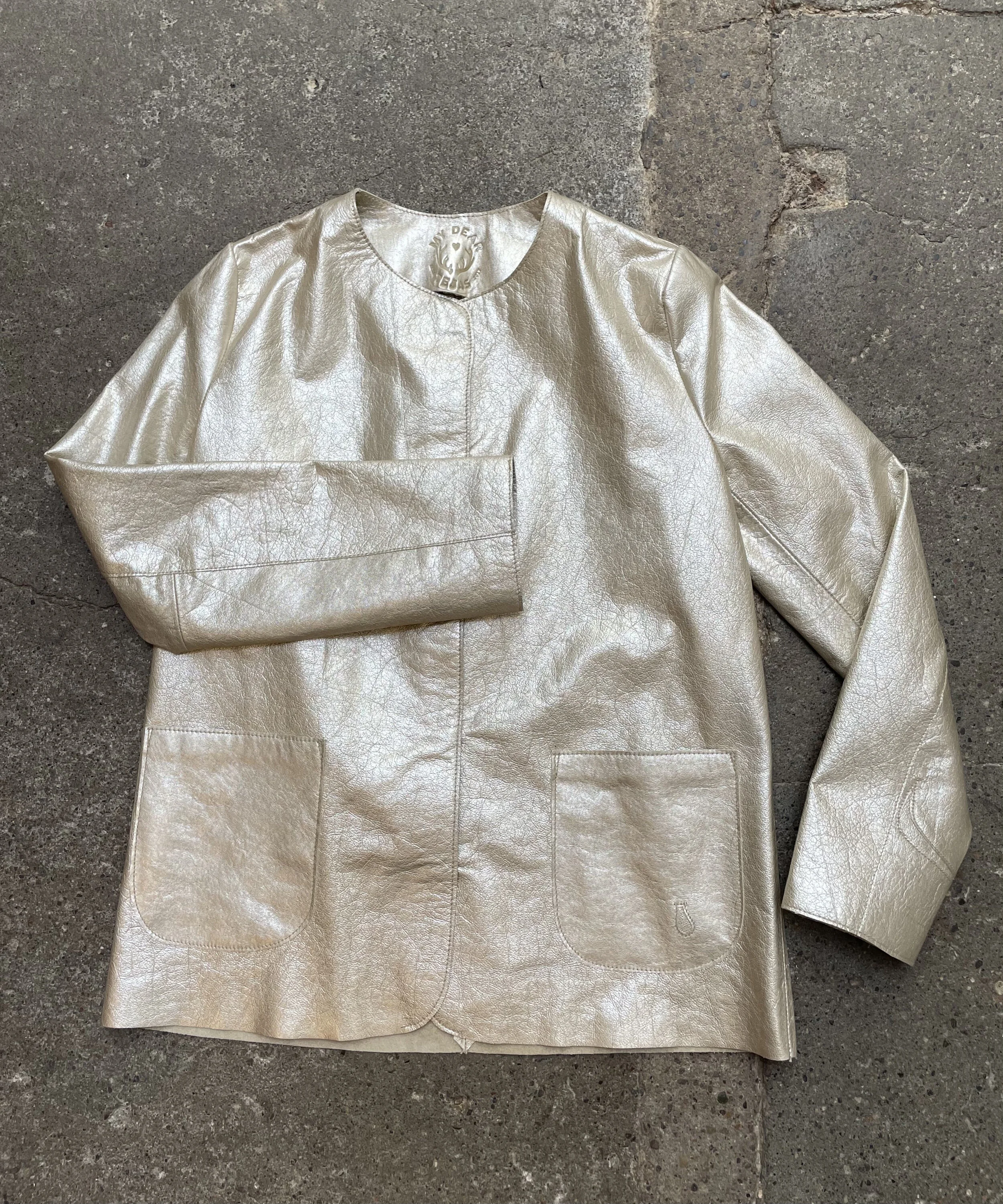 Knickerbocker Jacket  - Platinum Metallic Cowhide