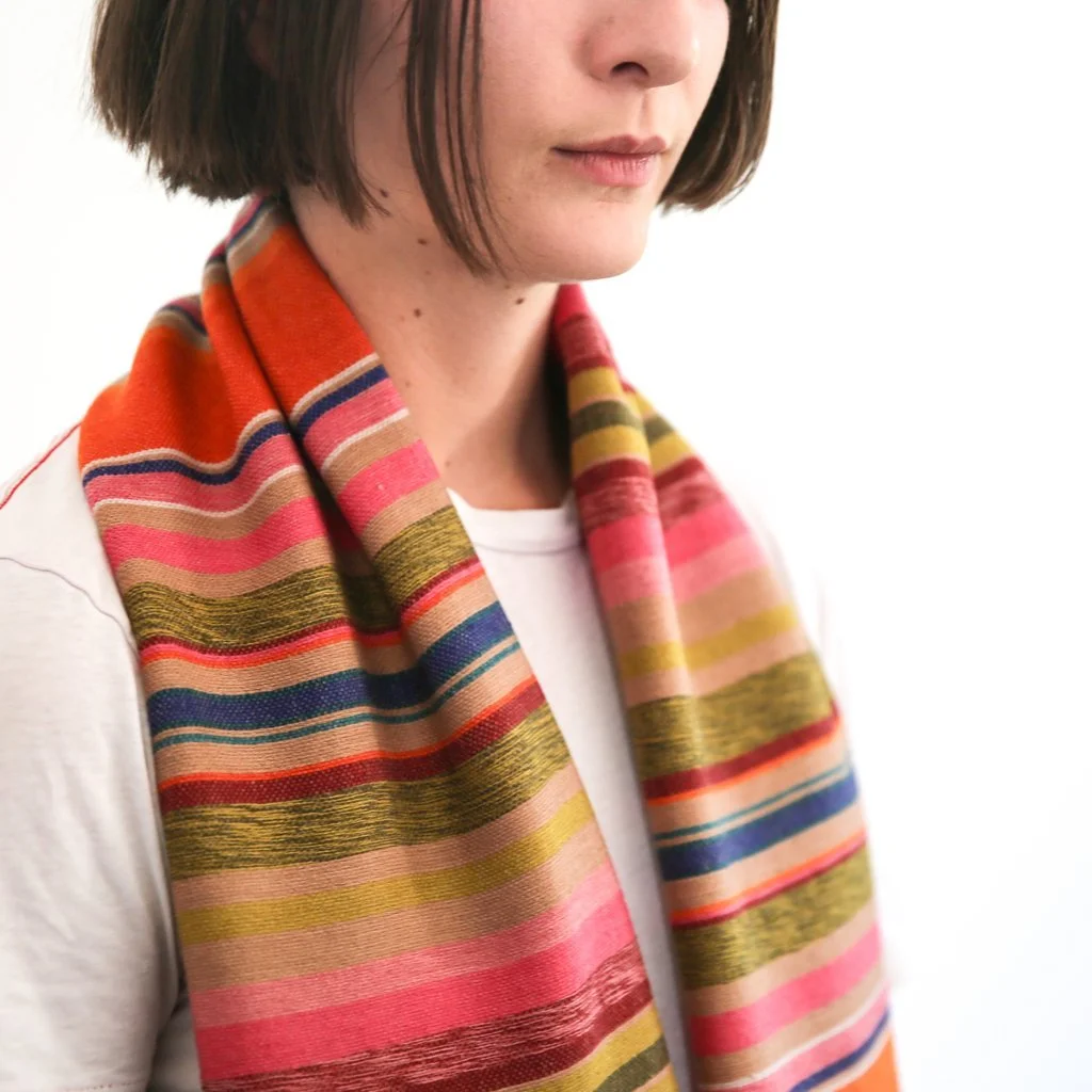 Garza Marfa Desert Scarf - Orange