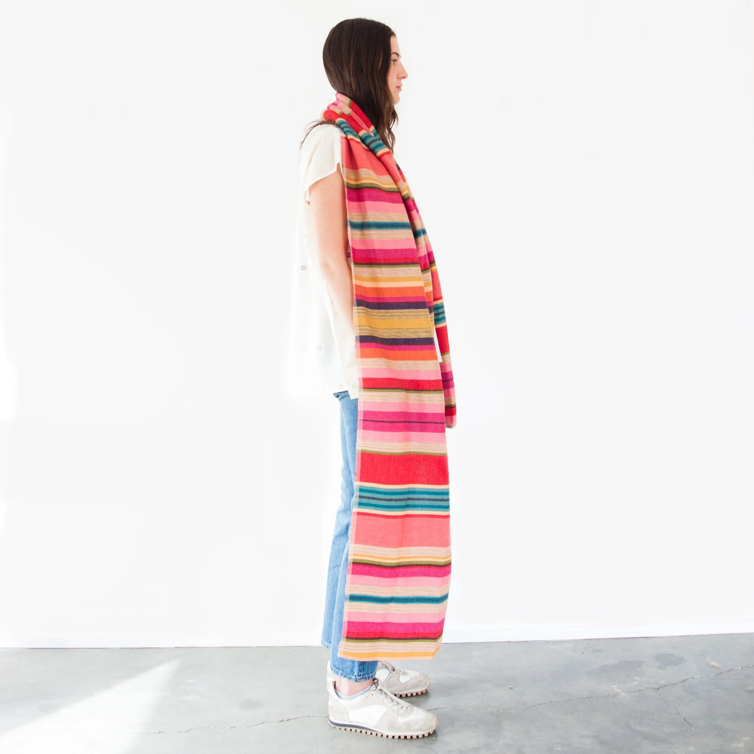 Garza Marfa Desert Scarf - Red