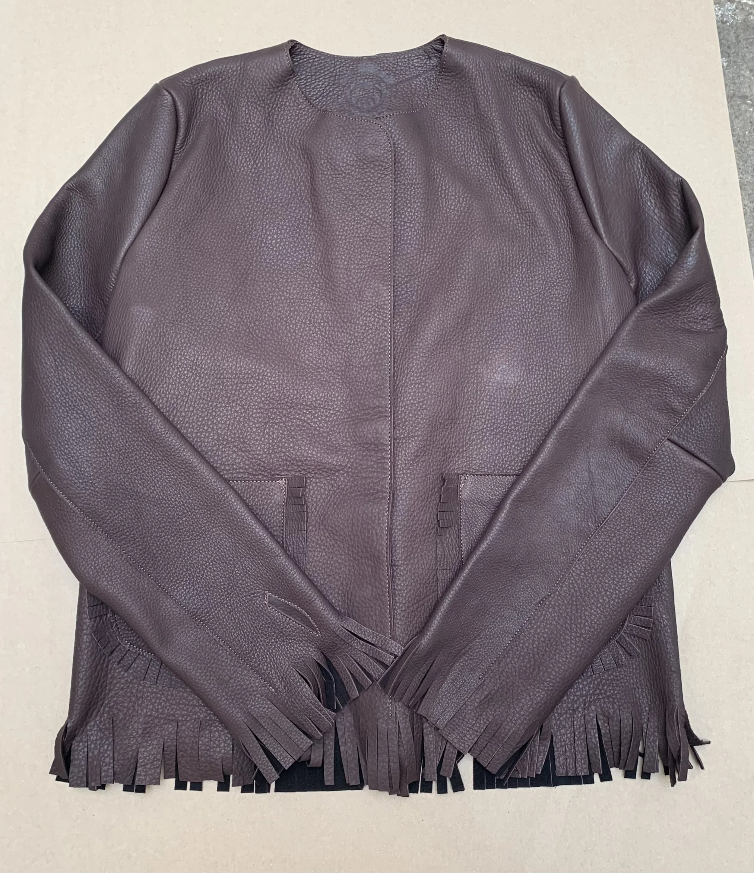 Little Richards Jacket - One-Of-A-Kind Deerskin Jacket - Dark Chocolate