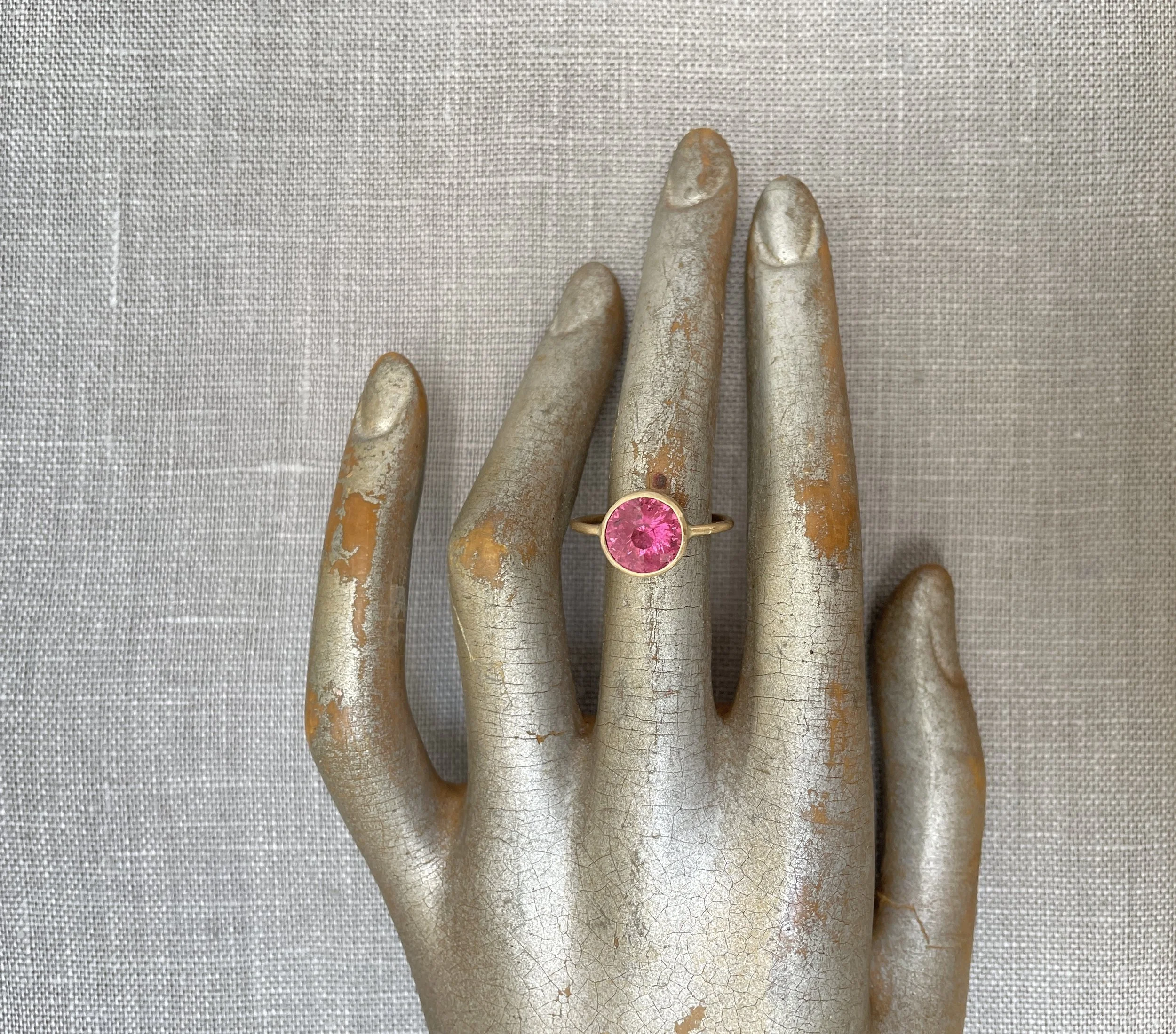 My Dear Gemma Pink Tourmaline Ring