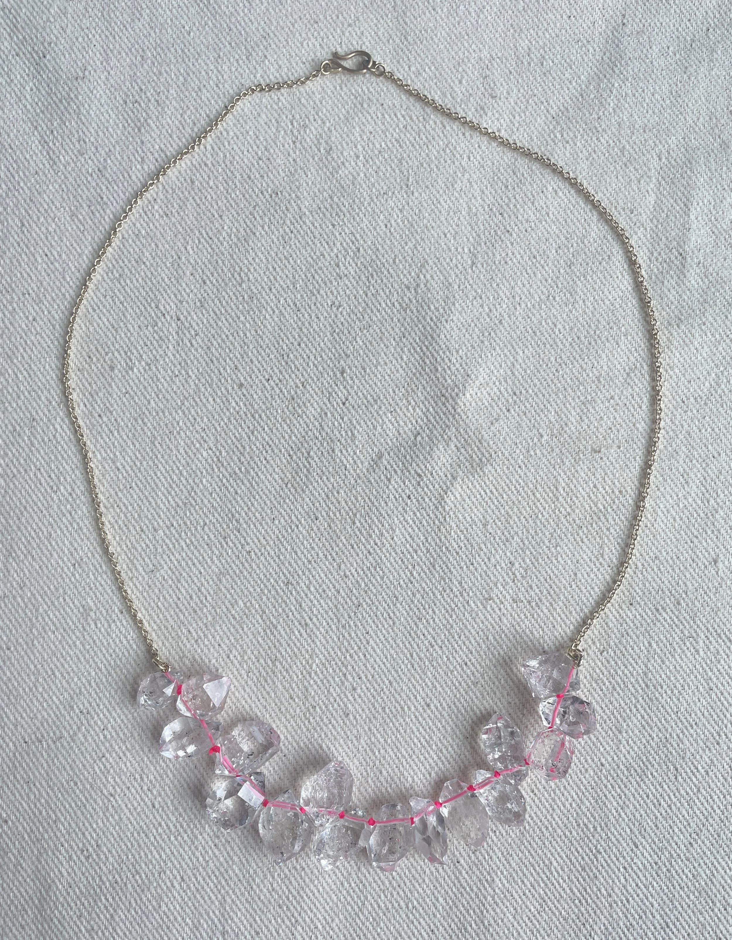 My Dear Gemma 16 Herkimer Diamonds Necklace