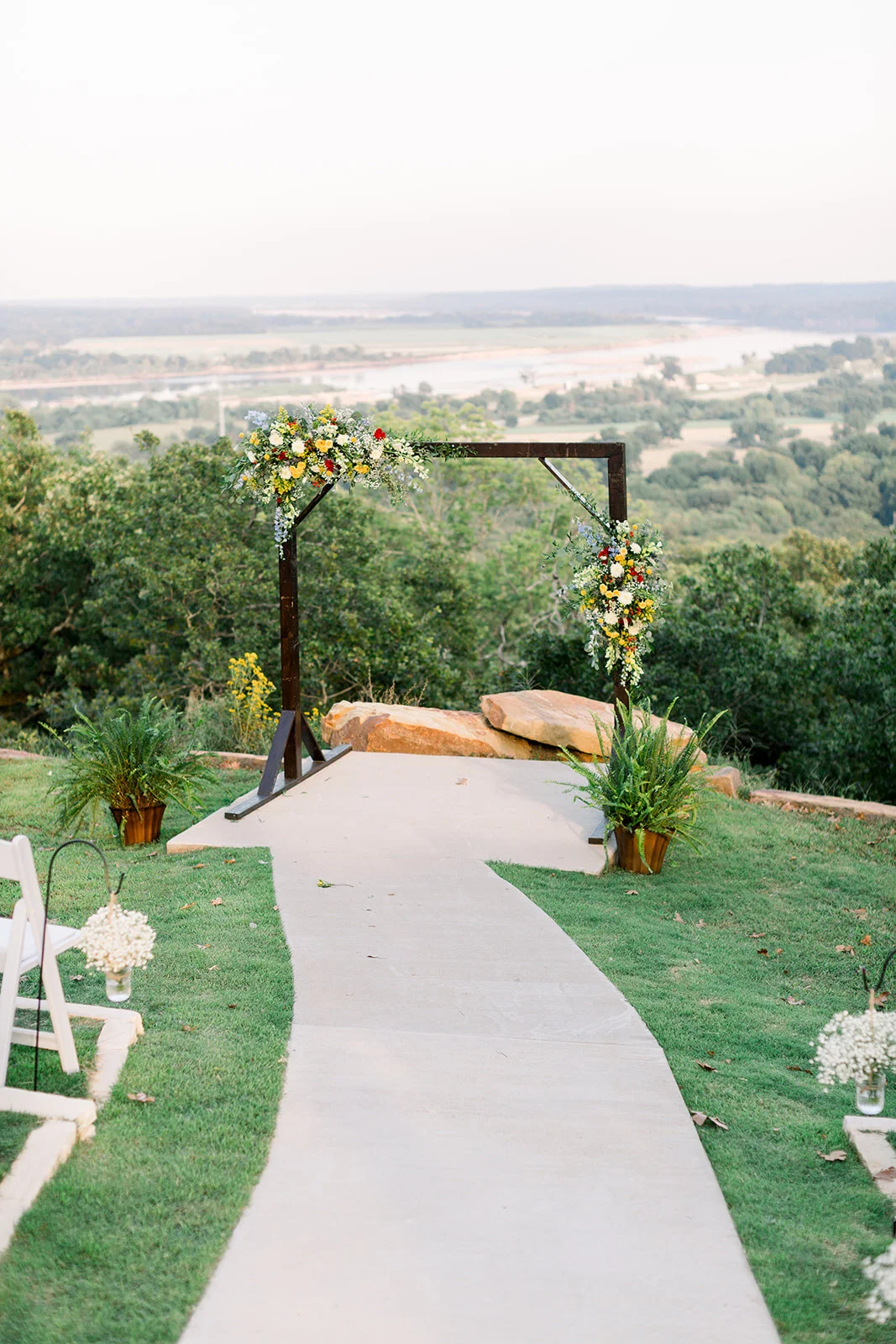 Sunday Wedding Outdoor Oklahoma Bixby Tulsa Venue — Dream Point Ranch