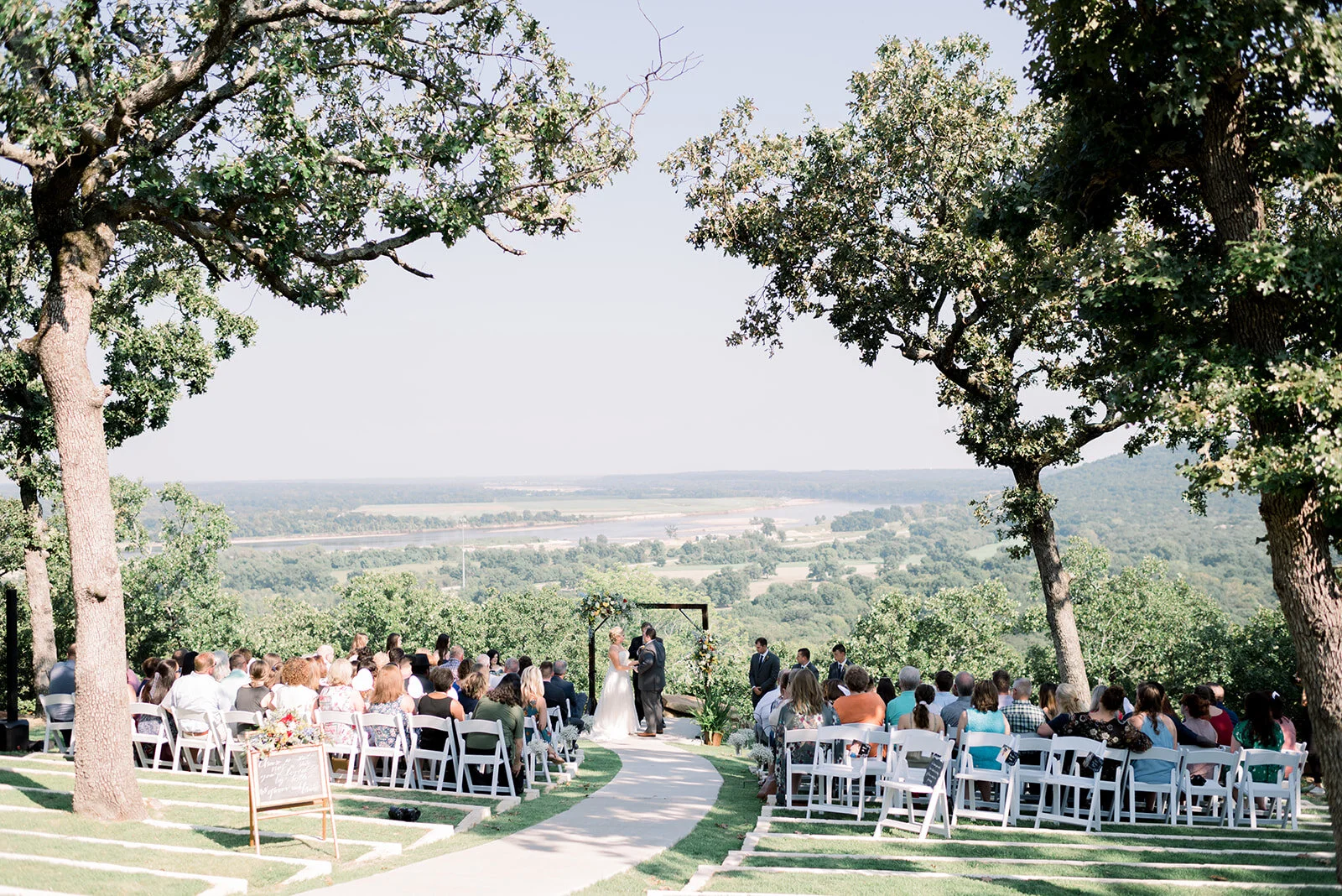 Sunday Wedding Outdoor Oklahoma Bixby Tulsa Venue — Dream Point Ranch