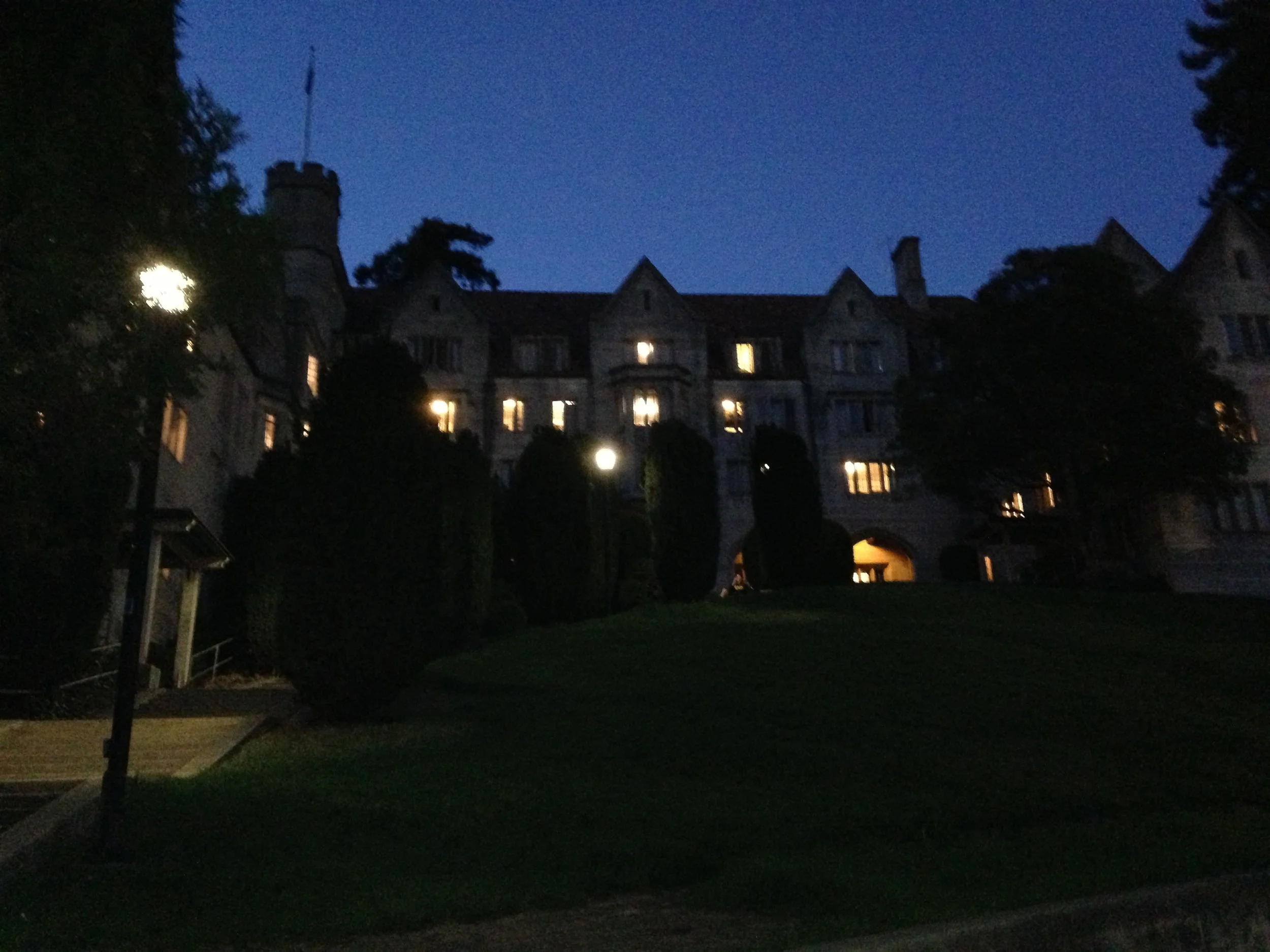  Looks like Hogwarts from the outside, but what you expect of 200 boys on the inside. 